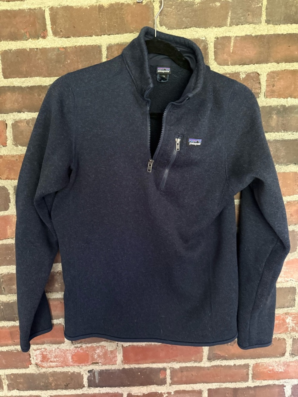 Patagonia Youth Navy Quarter-Zip Better Sweater Pullover